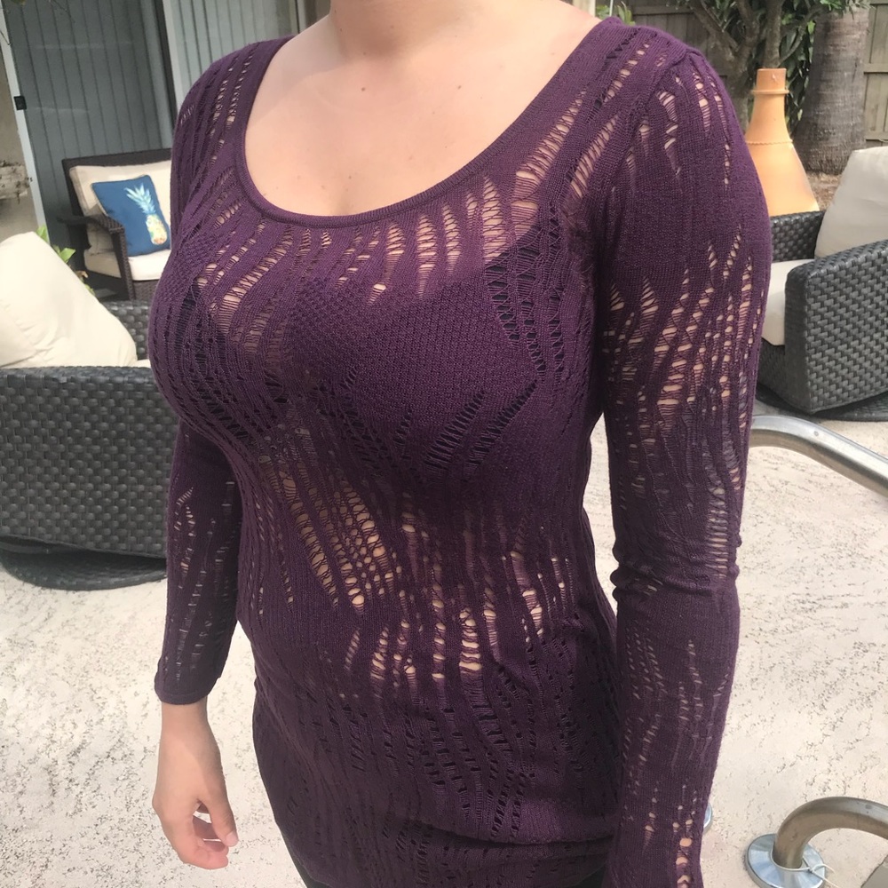 Express purple top